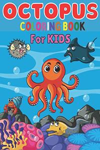 Octopus coloring book for kids