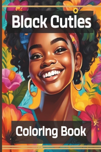 Black Cuties Coloring Book
