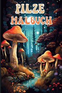 Pilze Malbuch