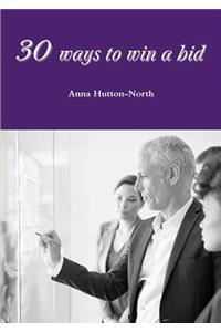 30 ways to win a bid