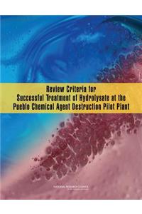Review Criteria for Successful Treatment of Hydrolysate at the Pueblo Chemical Agent Destruction Pilot Plant
