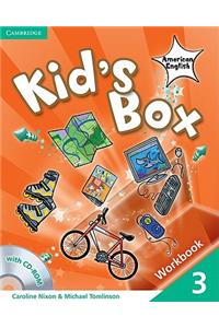 Kid's Box American English Level 3 Workbook with CD-ROM