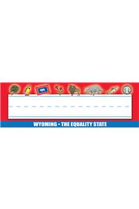 Wyoming Nameplates - Pack of 36