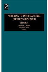 Progress in International Business Research
