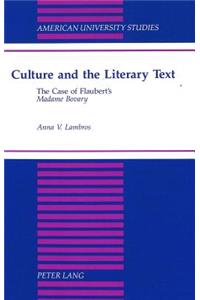 Culture and the Literary Text