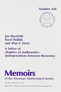 A Lattice of Chapters of Mathematics (Interpretations between Theorems)