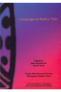 Language in Native Title