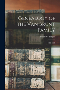 Genealogy of the Van Brunt Family