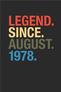 Legend Since August 1978
