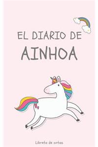 El Diario de Ainhoa Libreta de Notas