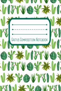 Cactus Composition Notebook