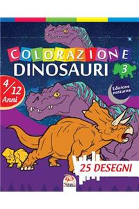 colorazione dinosauri 3 - Edizione notturna