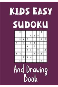 Kids Easy Sudoku and Drawing Book