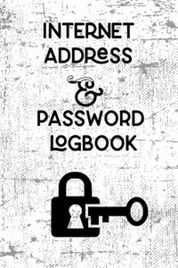 Internet Address & Password Logbook
