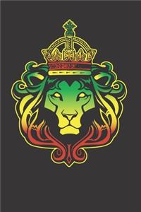 Rastafari Rasta Lion Notebook Journal