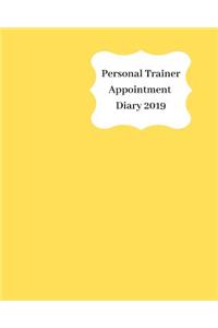 Personal Trainer Appointment Diary 2019