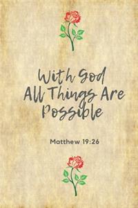 With God All Things Are Possible (Matthew 19