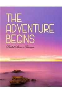The Adventure Begins Bridal Shower Planner