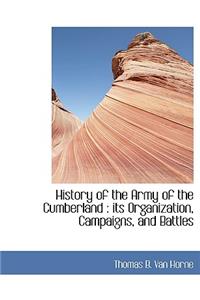 History of the Army of the Cumberland