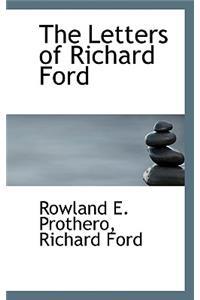 The Letters of Richard Ford