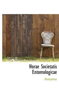 Horae Societatis Entomologicae