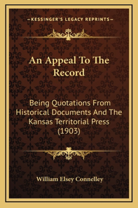 An Appeal To The Record