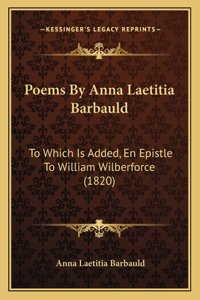 Poems By Anna Laetitia Barbauld