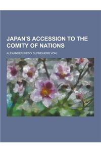 Japan's Accession to the Comity of Nations