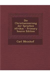 Die Christianisierung Der Sprachen Afrikas