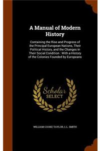 Manual of Modern History