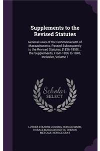 Supplements to the Revised Statutes