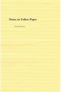Notes on Yellow Paper