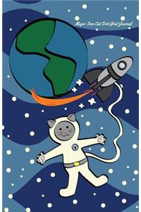 Major Tom Cat Dot-Grid Journal