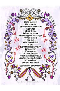 20 leer Urlaub Weihnachten Gruß Karten Malbuch Handgefertigt einfach Spaß Aktivität für Erwachsene Kinder Familie Freunde entspannend unterhaltsam kreativ von Artist Grace Divine