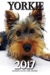 Yorkie 2017 Yorkshire Terrier Wall Calendar