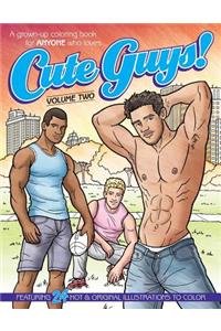 Cute Guys! Coloring Book-Volume Two