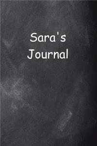 Sara Personalized Name Journal Custom Name Gift Idea Sara