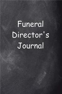 Funeral Director's Journal Chalkboard Design