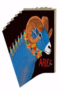 6-Pack Lisa Congdon for Em & Friends Aries Card