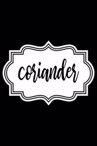 Coriander