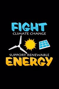 Fight climate change support renewable energy