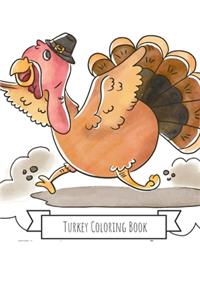 Turkey Coloring Book