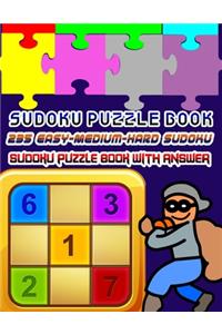 Sudoku Puzzle Book 235 Easy-Medium-Hard Sudoku Sudoku Puzzle Book With Answer