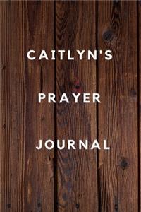 Caitlyn's Prayer Journal