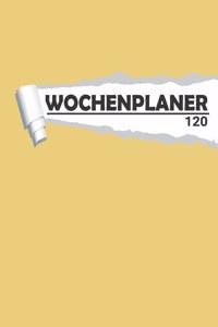 Wochenplaner Pastel Gelb Retro