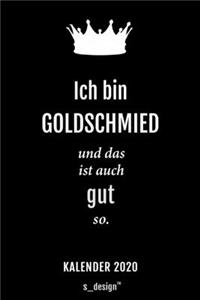 Kalender 2020 für Goldschmiede / Goldschmied / Goldschmiedin