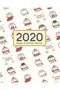 2020 Planner Weekly & Monthly 8x10 Inch