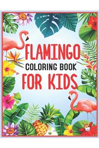 Flamingo Coloring Book for Kids