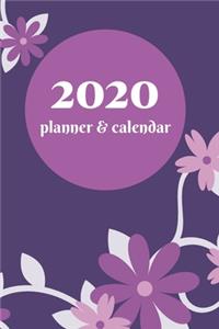 2020 Planner & Calendar - floral design - organize your life!