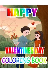 Happy Valentine Day Coloring Book